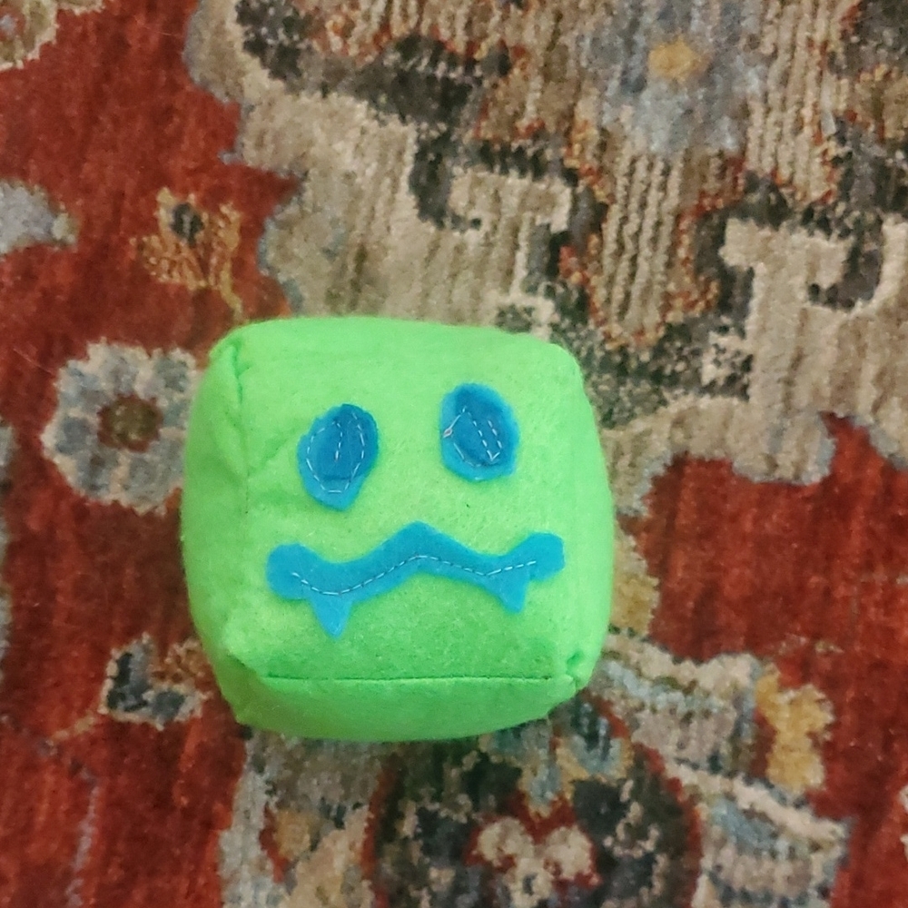 Handmade SlimeCube - Green Silly